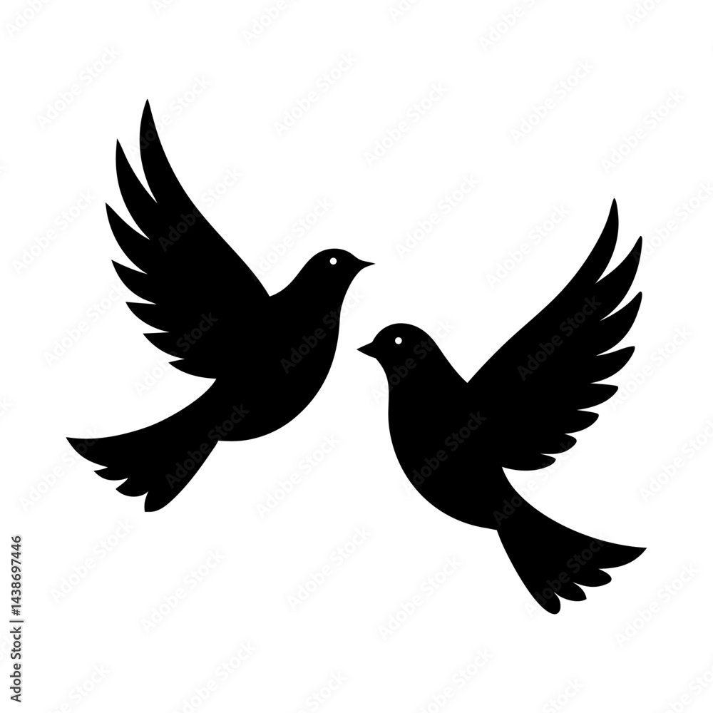 Obraz premium vector dove icon