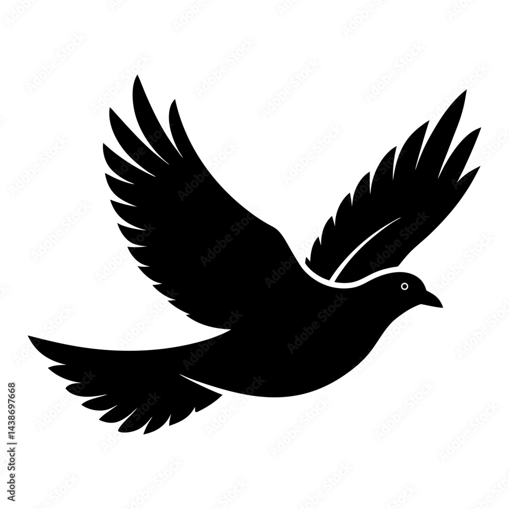 Obraz premium dove of peace vector