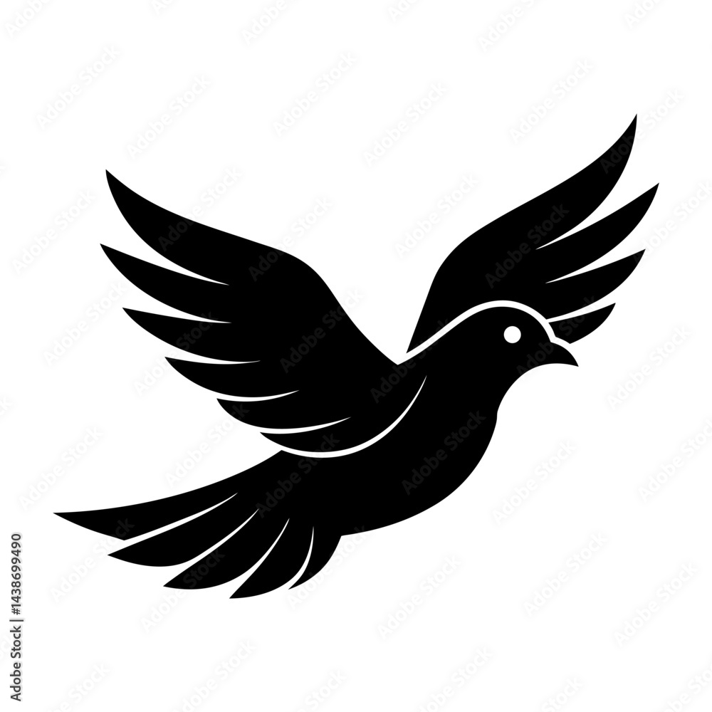 Obraz premium dove of peace vector