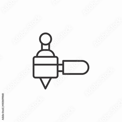 coffee tamper icon sign vector