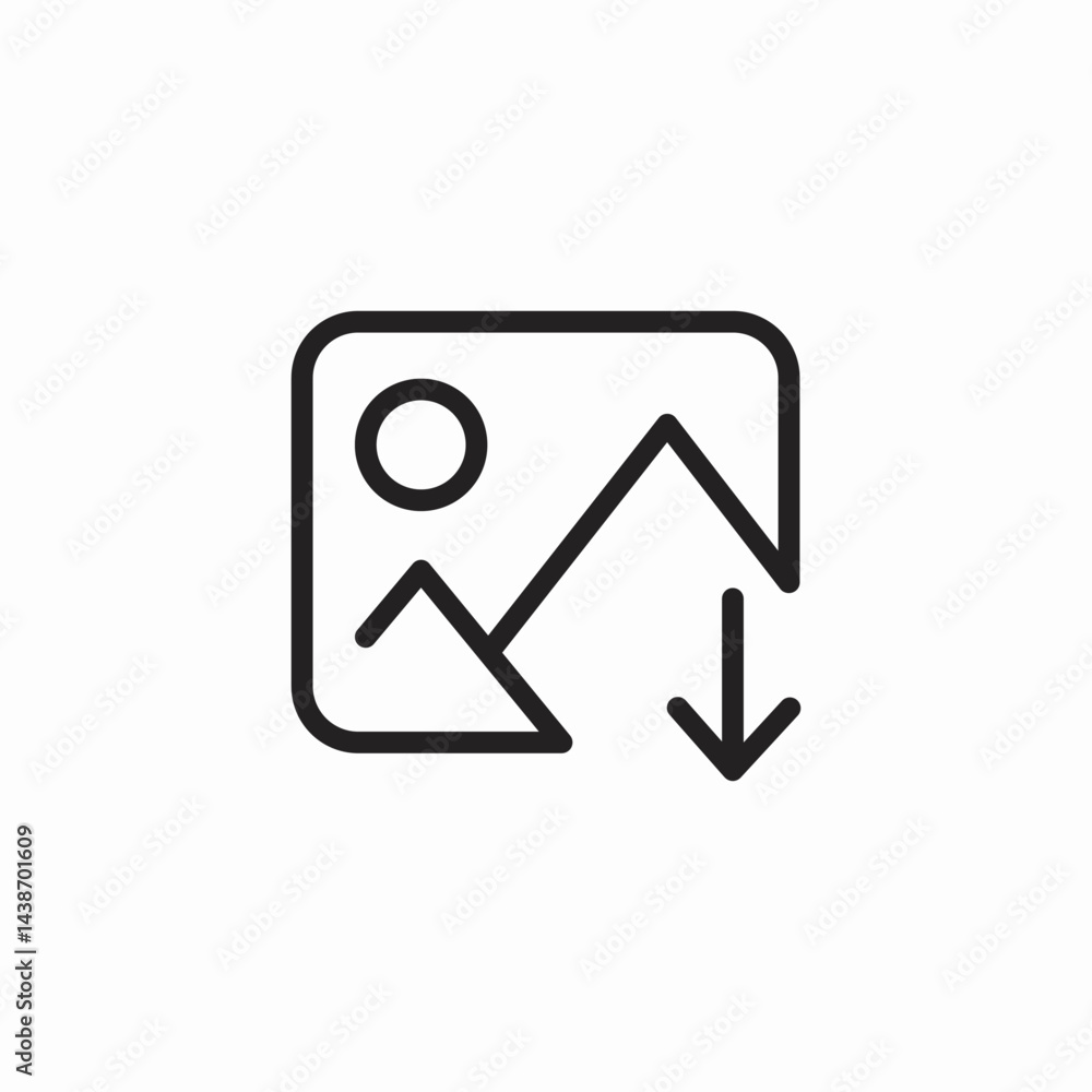 download image option icon sign vector download image option icon sign vector