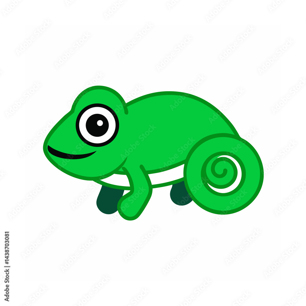 Fototapeta premium Adorable Animal Vector Clipart Wildlife and Pets on White Background