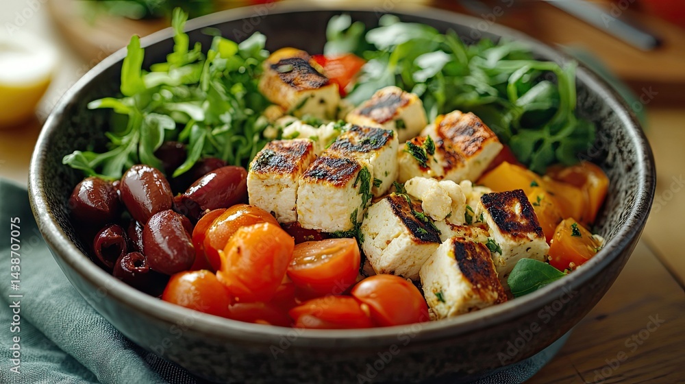 Healthy Eating: Balanced Flexitarian Mediterranean Diet Concept Healthy Eating: Balanced Flexitarian Mediterranean Diet Concept