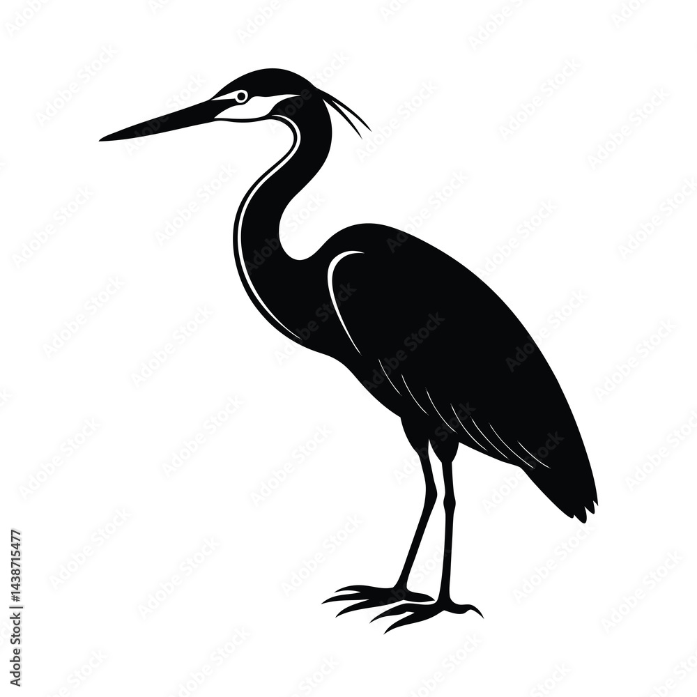 Fototapeta premium heron of the sky