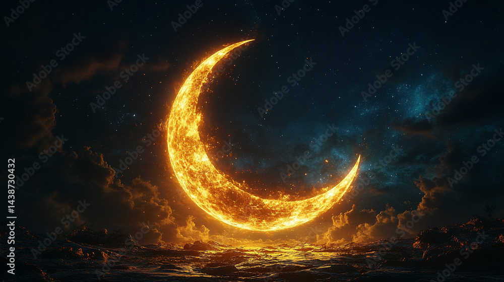 Obraz premium sun and fire