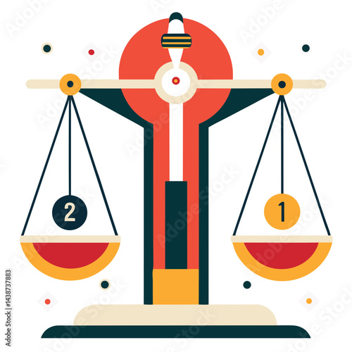 Weight Scale Vector Icon for Fitness Programs, Nutrition Websites, Dietitian Blogs, Weight Management Apps, and Health Tracking Tools