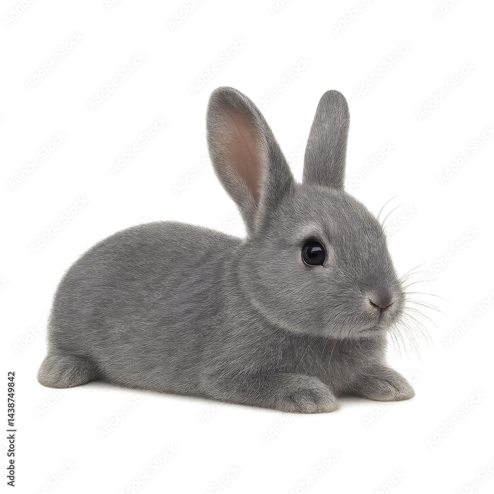 Obraz premium rabbit isolated on white