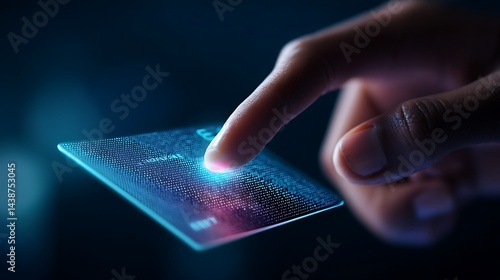 Digital Fingertip: Futuristic Credit Card Interaction