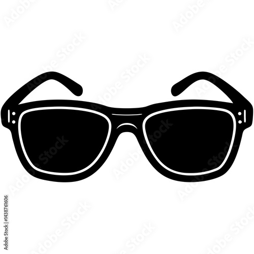 sunglass vector illustration on white background
