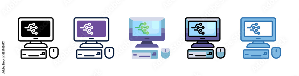 Digital Desk Icon Digital Desk Icon