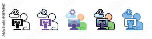 Work Cloud Icon