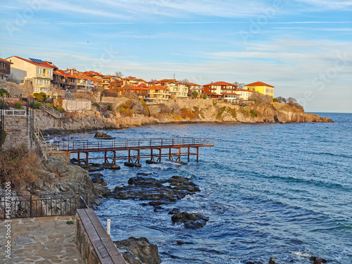 Obraz na płótnie The old town of Sozopol, Bulgaria w salonie