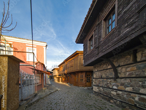 Obraz na płótnie The old town of Sozopol, Bulgaria w salonie