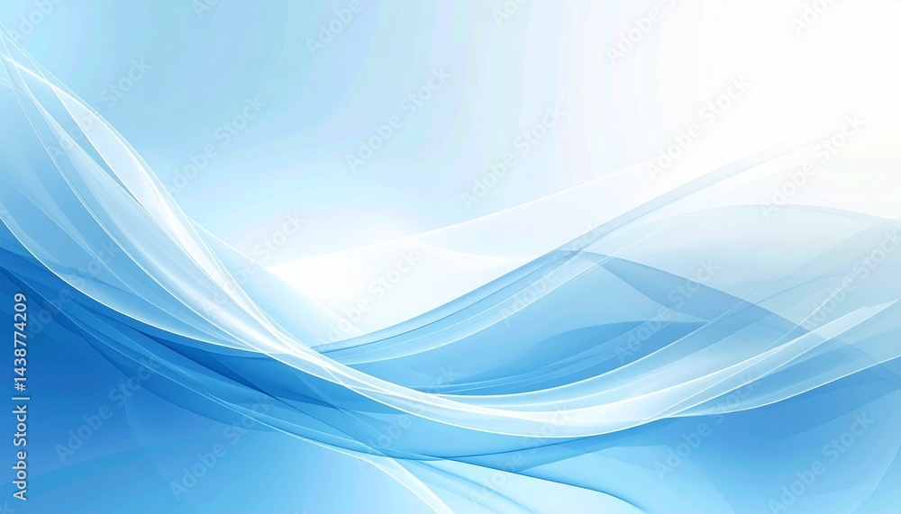 Soft blue to white gradient with a clean, refreshing feel Soft blue to white gradient with a clean, refreshing feel