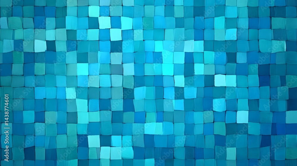 Abstract Blue Mosaic Tile Pattern Background Texture Abstract Blue Mosaic Tile Pattern Background Texture