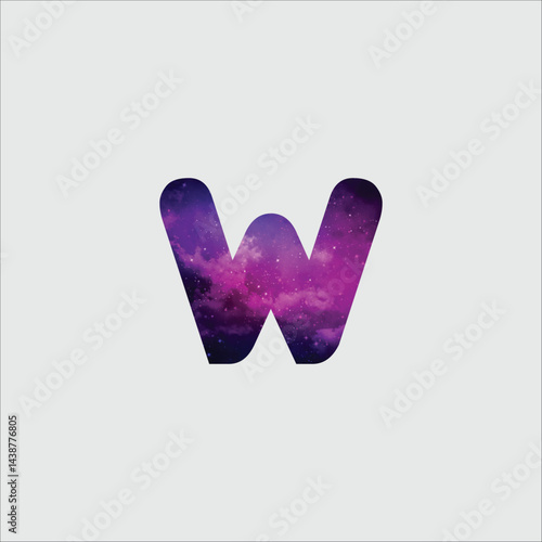 W Its a caps letter W, W letter logo for social works ..