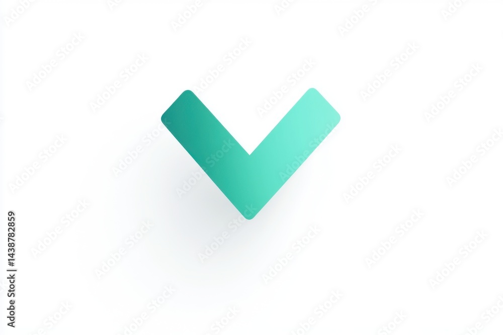 Modern checkmark symbol Modern checkmark symbol