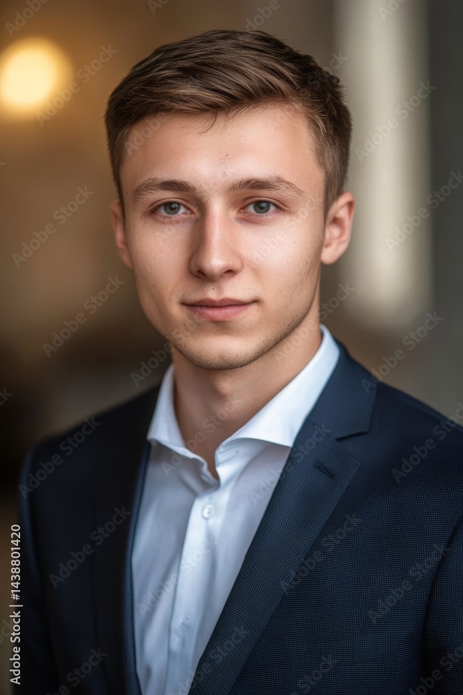 Portrait of a handsome young man in a suit. Businessman. Portrait of a handsome young man in a suit. Businessman.