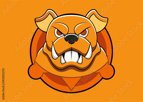 Angry Bulldog Logo: A striking illustration of a bulldog head, rendered in bold, vibrant colors. It's an image that speaks of determination and power.
