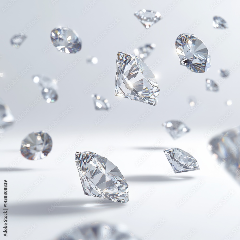 Sparkling diamonds in mid-air (1) Sparkling diamonds in mid-air (1)