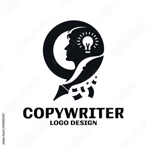 Copywriter Vector Logo Design