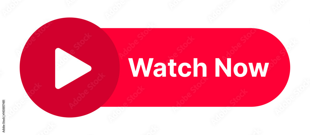 Watch now buttons. Watch video now button. Watch Now Video Play Button. Play video button. player symbol, play video vector illustration. Media player. video viewing.