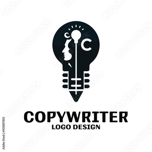 Copywriter Vector Logo Design