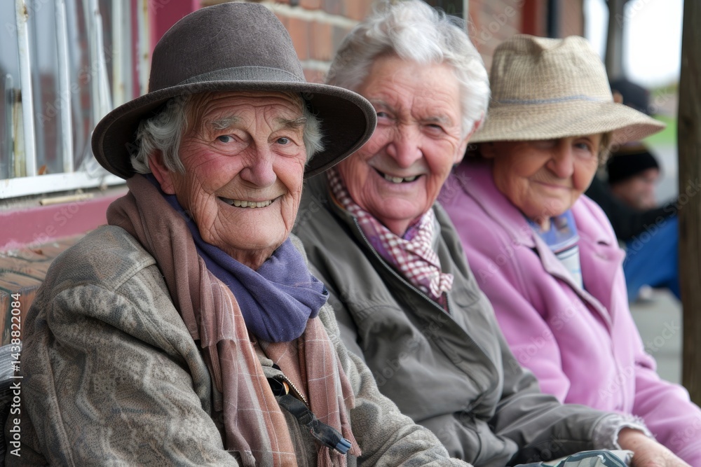 Portrait of a happy elderly couple in the park. Selective focus. Portrait of a happy elderly couple in the park. Selective focus.