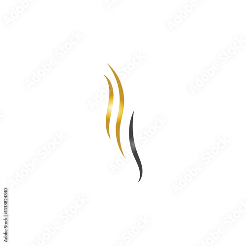 hair treatmen logo and vector template