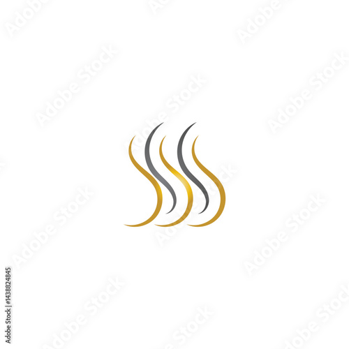 hair treatmen logo and vector template