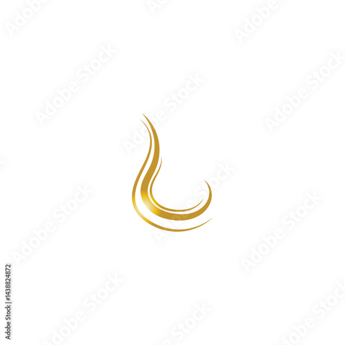 hair treatmen logo and vector template