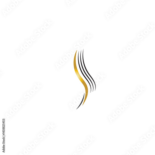 hair treatmen logo and vector template