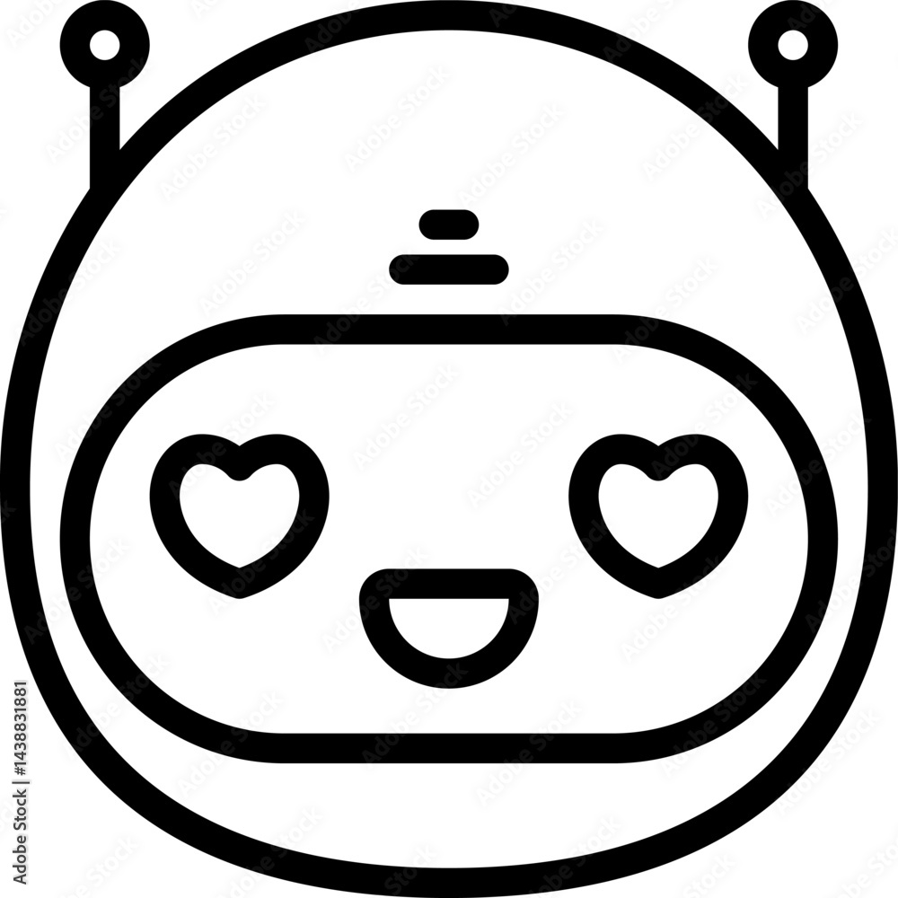 bot illustration on a white background bot illustration on a white background