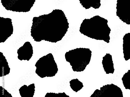 動物柄　ウシ柄