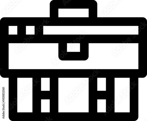 briefcase illustration on a white background  