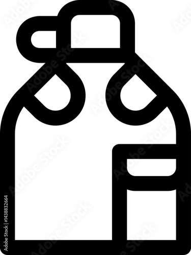 canteen illustration on a white background     