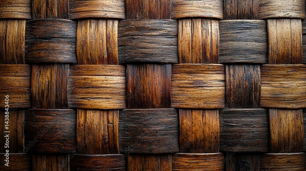 Woven bamboo texture background, intricate craft Woven bamboo texture background, intricate craft