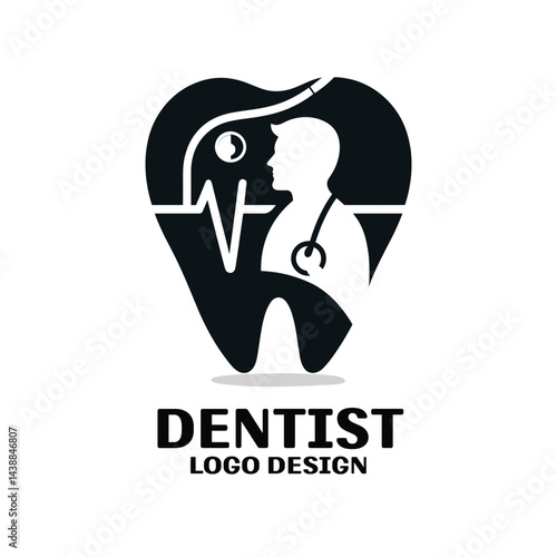 Dentist Vector Logo Design