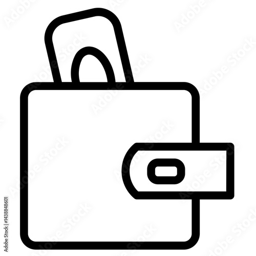 App Cash Wallet Line Icon