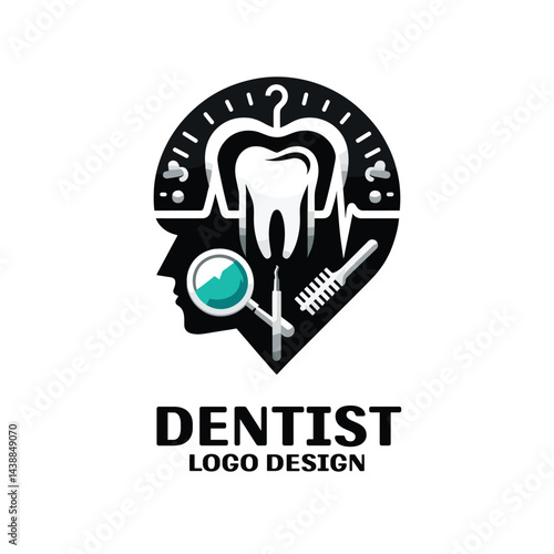 Dentist Vector Logo Design