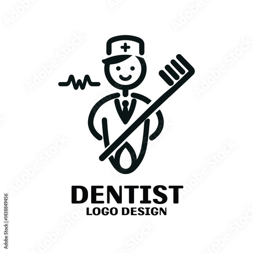Dentist Vector Logo Design