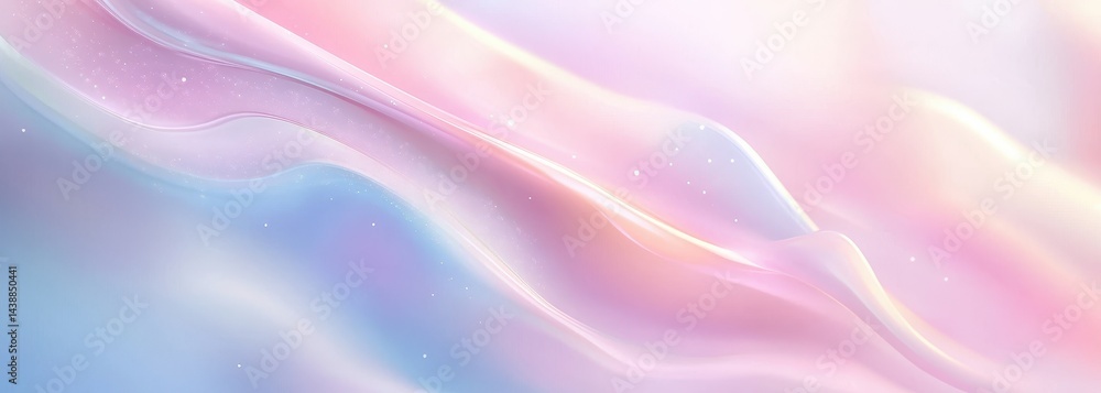 Obraz premium Delicate Pastel Fluid Texture
