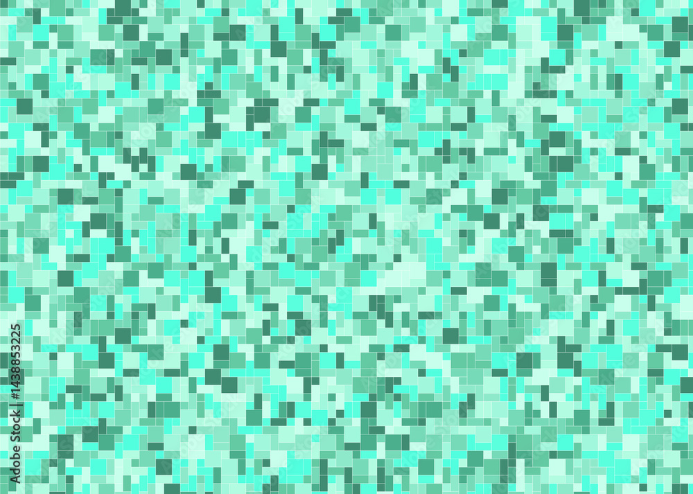 Fototapeta premium 背景 タイル 小さな四角形模様 同系色
