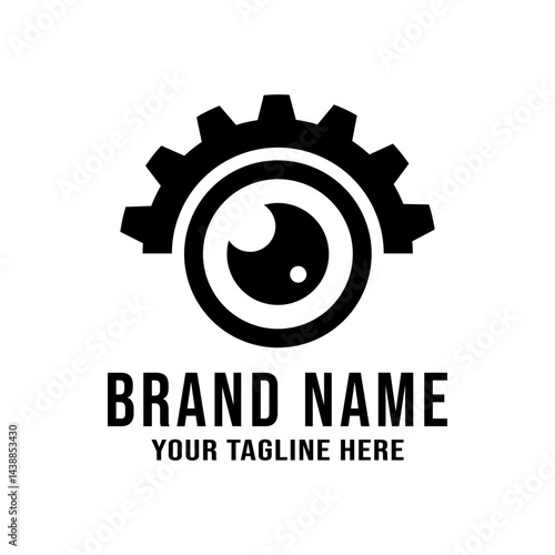 eye gear modern logo design