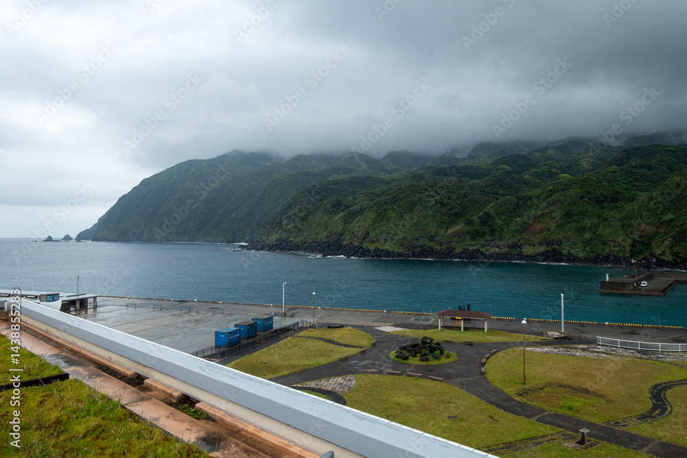 Obraz premium 日本の東京都八丈島のとても美しい風景