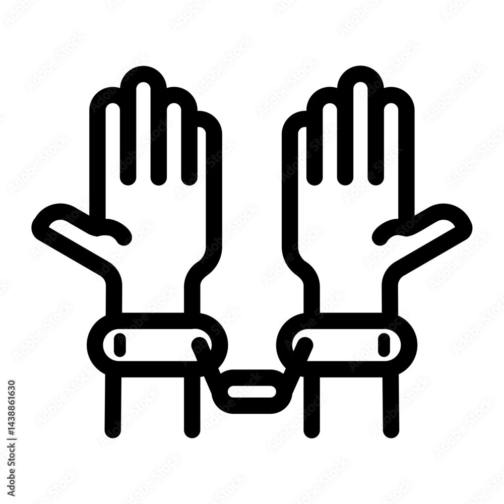 chain Line Icon chain Line Icon
