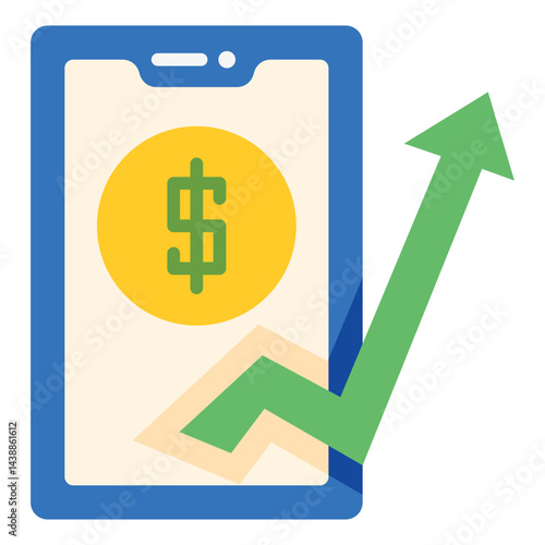 Flat Monetization Icon
