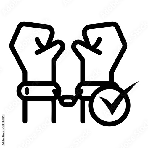 arrest Line Icon