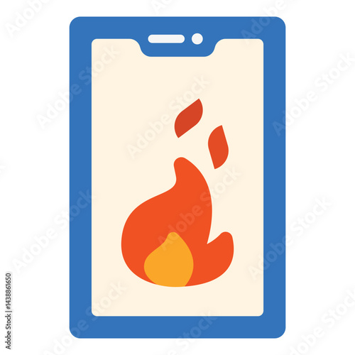 Flat Viral Icon
