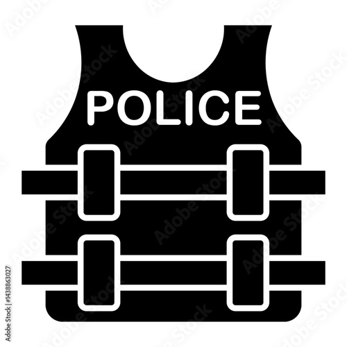 bullet proof vest Solid icon